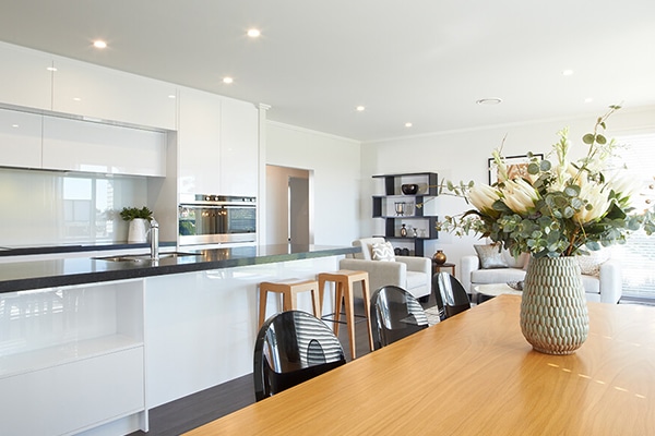 Kitchen dining room in showhome
